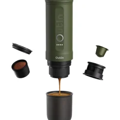 Outin Nano bærbar espressomaskine – Skovgrøn