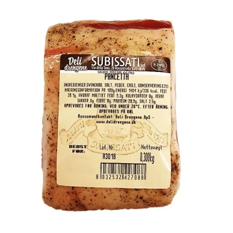 Pancetta 300g - Deli Drengene