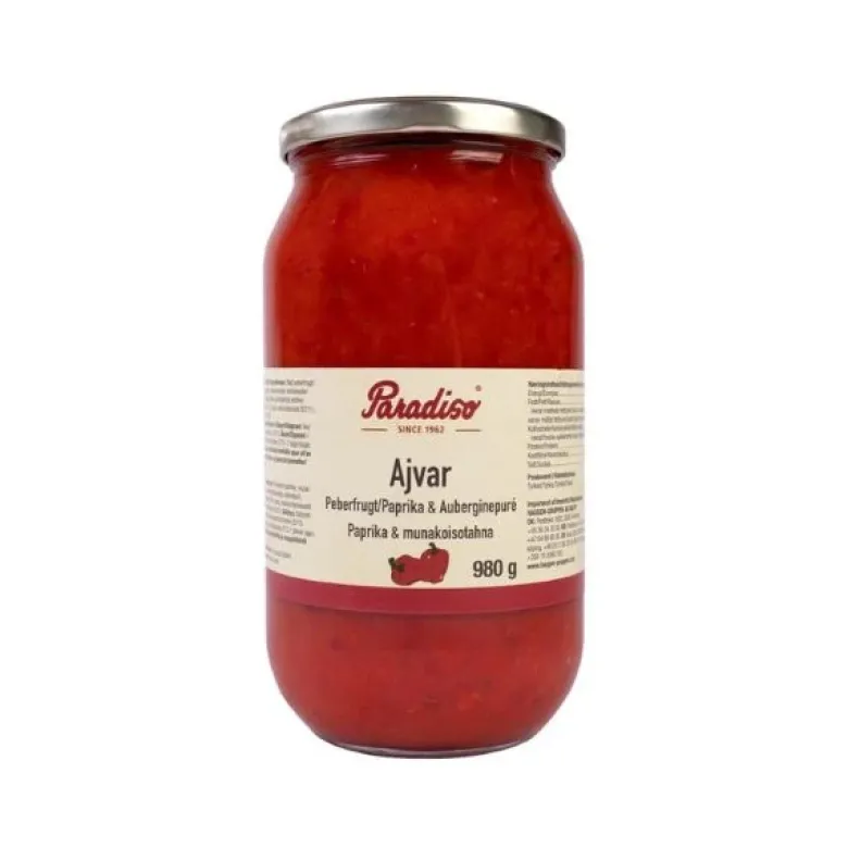 Paradiso Ajvar Peberfrugtpasta 960 G