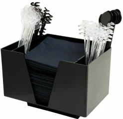 3 Part Bar Organizer Black