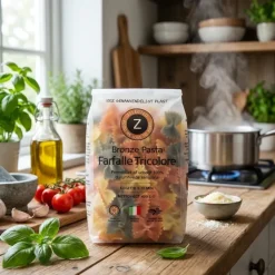 Pasta Farfalle 3-farvet 400g Zelected