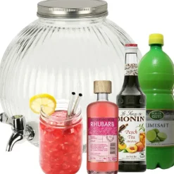 Peach Rhubarb Lemonade Dispenser - drinkspakke