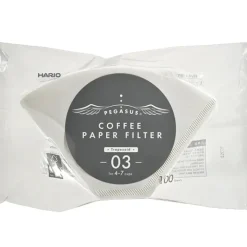 Pegasus Papirfilter 03 Hvide 100 stk. - Hario
