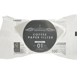 Pegasus Papirfilter 01 Hvide 100 stk. - Hario