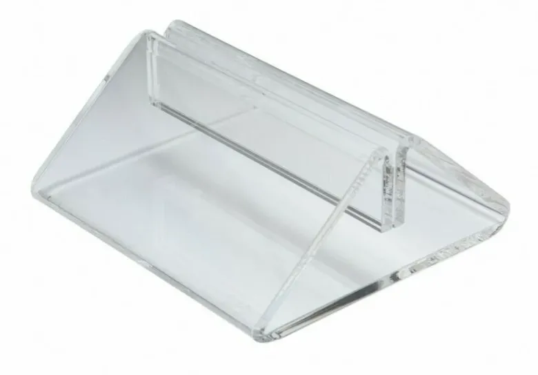 Perspex Telt Type Menu Holder