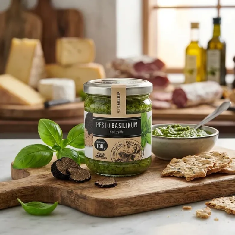 Pesto med trøffel 180g