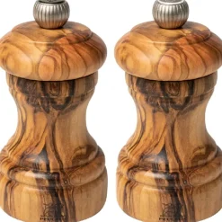 Peugeot Bistro Duo Peberkværn og Saltkværn Oliventræ 10cm