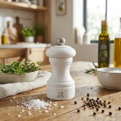 Peugeot Bistro Saltkværn 10 cm Hvid Bøg