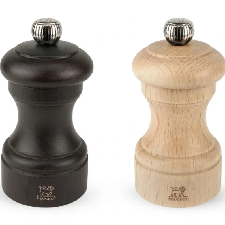 Peugeot Bistro sæt PM+SM Choco/nat., træ, 10cm