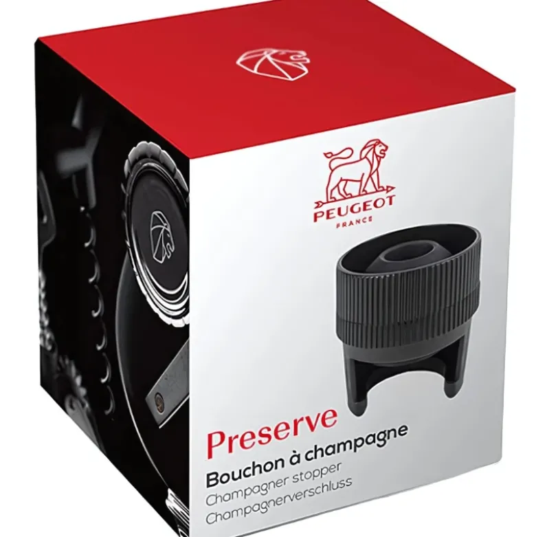 Peugeot Preserve mousserende vinstopper dobbelt funktion