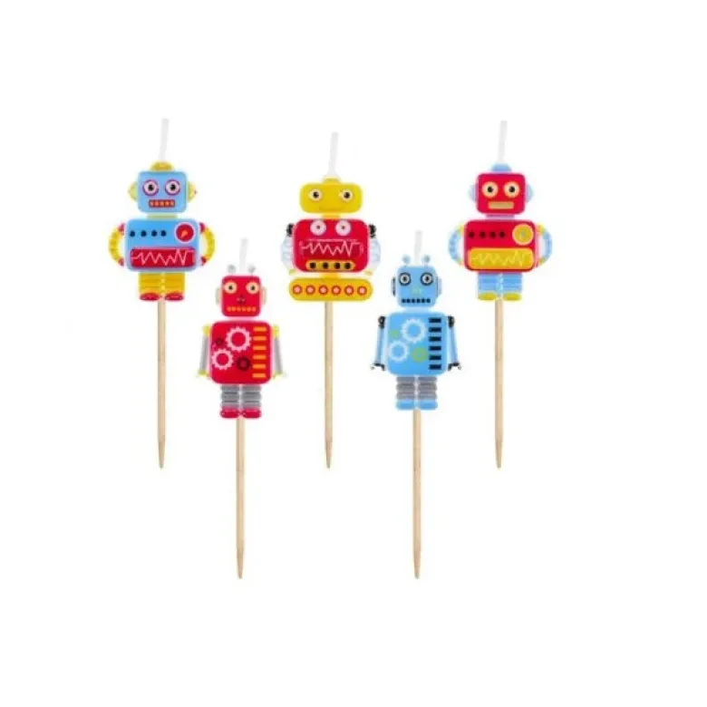 Pick lys Robot 5 stk.