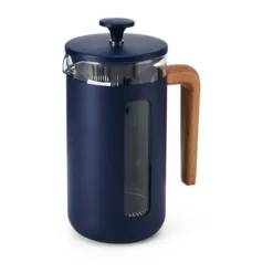 Pisa stempelkande 8 kopper navy træhåndtag La Cafetière