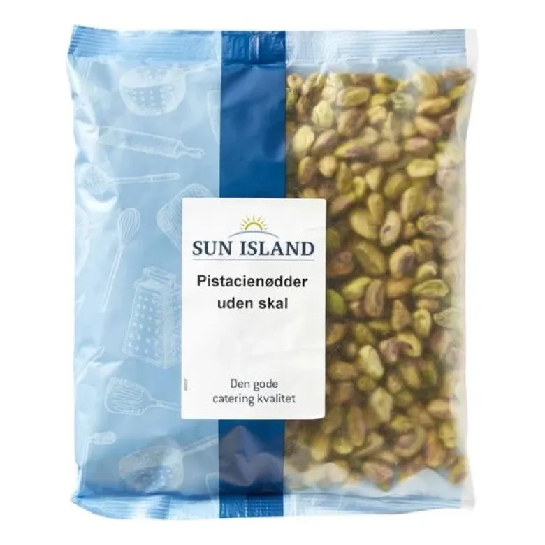 Pistacienødder uden skal Sun Island 500G
