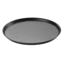 Pizzaform perforeret jernstål Ø260x25 mm