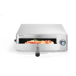Pizzaovn rustfrit stål 480x420x195 mm 230V 1450W