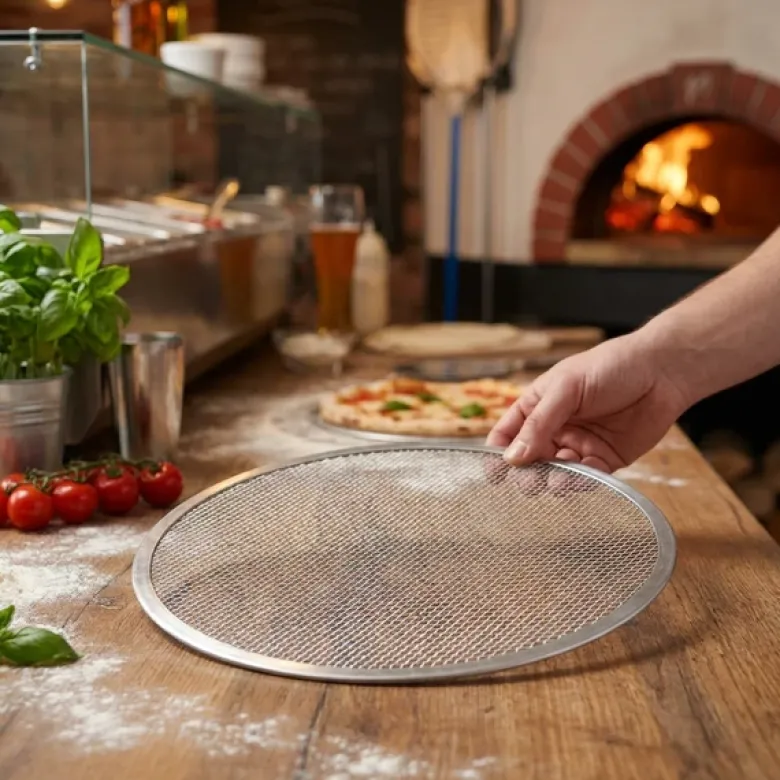 Pizzascreen aluminium 330 mm