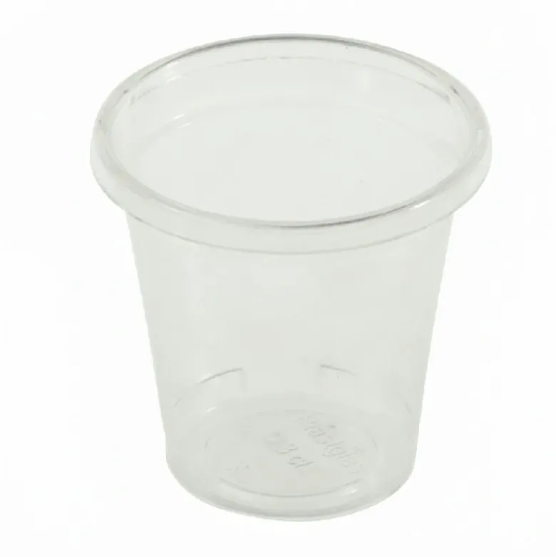 Plastglas 3 cl snapsglas Ø45 mm Bionedbrydelig 100 stk.