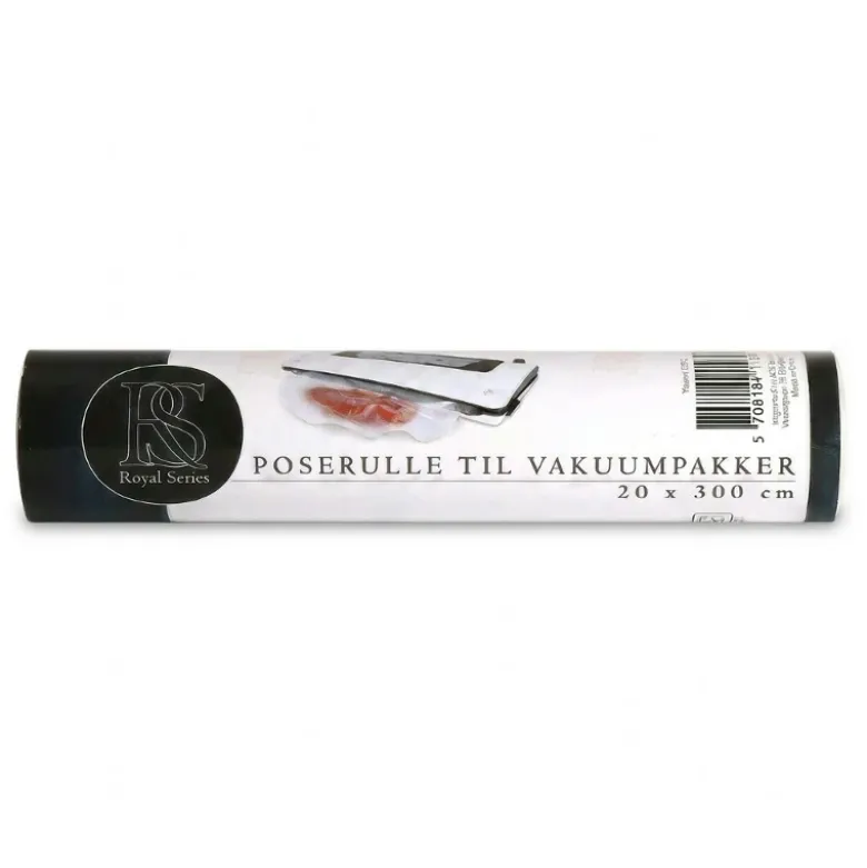 Poserulle til vakuumpakker/sous vide | 20 x 300 cm | Royal Series