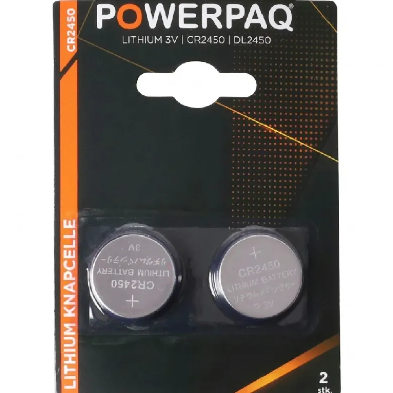 PowerPaq Lithium CR2450 Batterier
