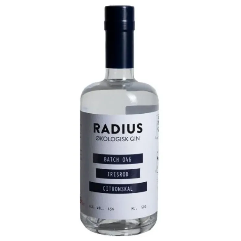 Radius Gin 046 Irisrod Citronskal ØKO FL 50