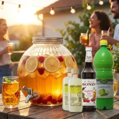 Raspberry Lemon Tea Dispenser Drinkspakke 5 Liter