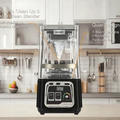 RAW Blender Q 3.0 HK 1.5 L Sort. 2200W
