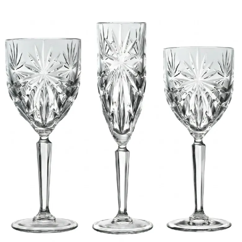 RCR Oasis Champagne,rød og hvidvinsglas