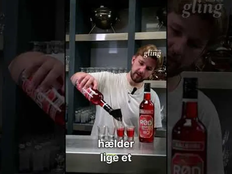 Rød Grød med fløde shot - Drinkspakke