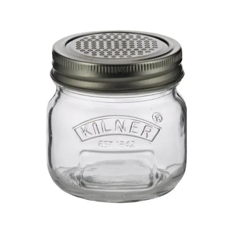 Rivejern med krukke Kilner® 8x8x8cm