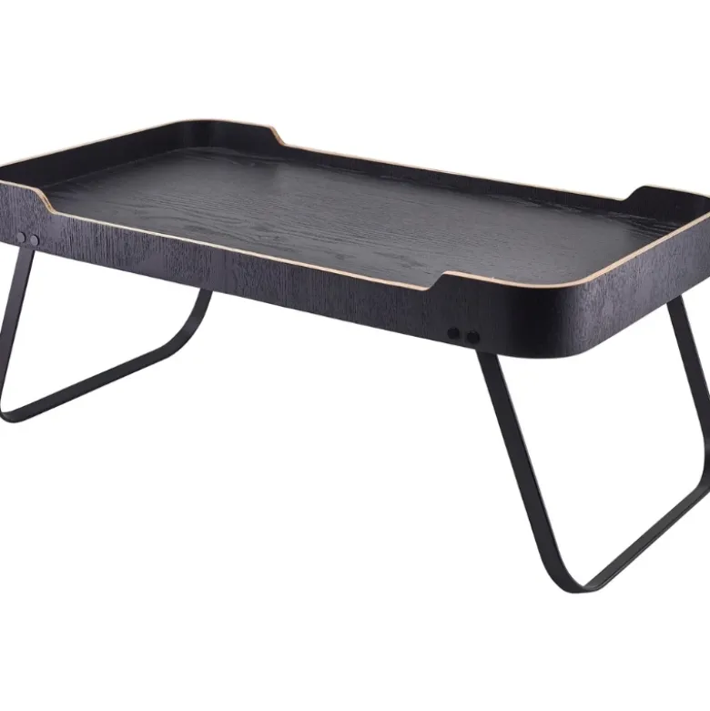 Roomservice Bakke Sort Finér Træ 59 x 30 x 23cm