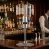 Roterende flaskeholder til 4 flasker (70 cl / 1 liter)