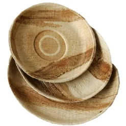 Rundt Bionedbrydeligt fad 24 cm 25 stk