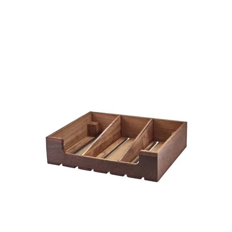 Rustic Wooden Display Crate GN 1/2