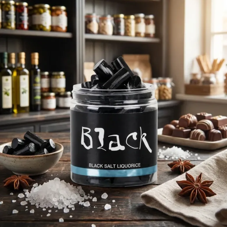 Salt lakrids i dåse 170g, Black liquorice