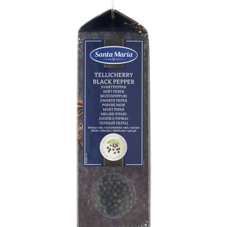 Santa Maria Sort hel Tellicherry peber 450 G