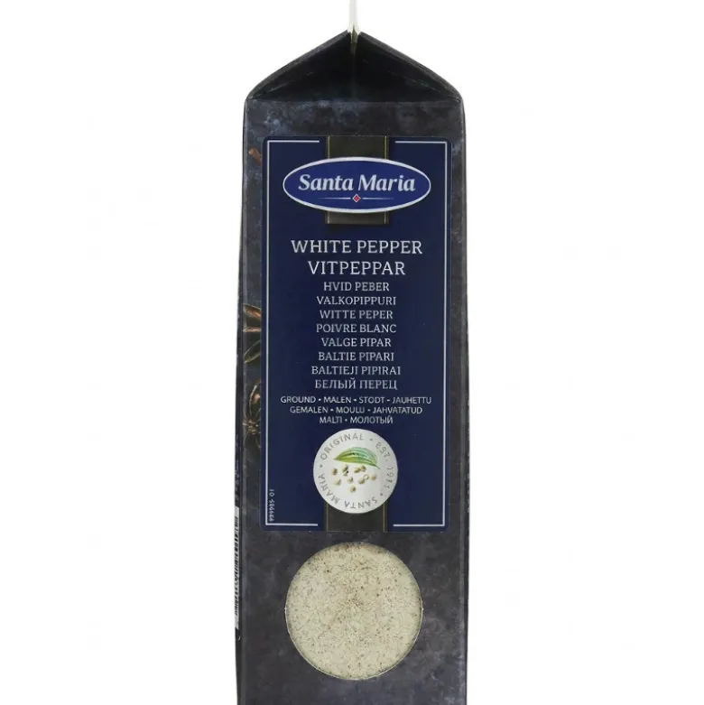 Santa Maria Stødt hvid peber 500 G