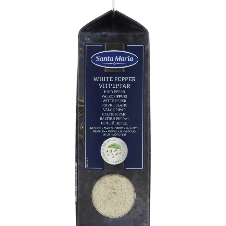 Santa Maria Stødt hvid peber 500 G