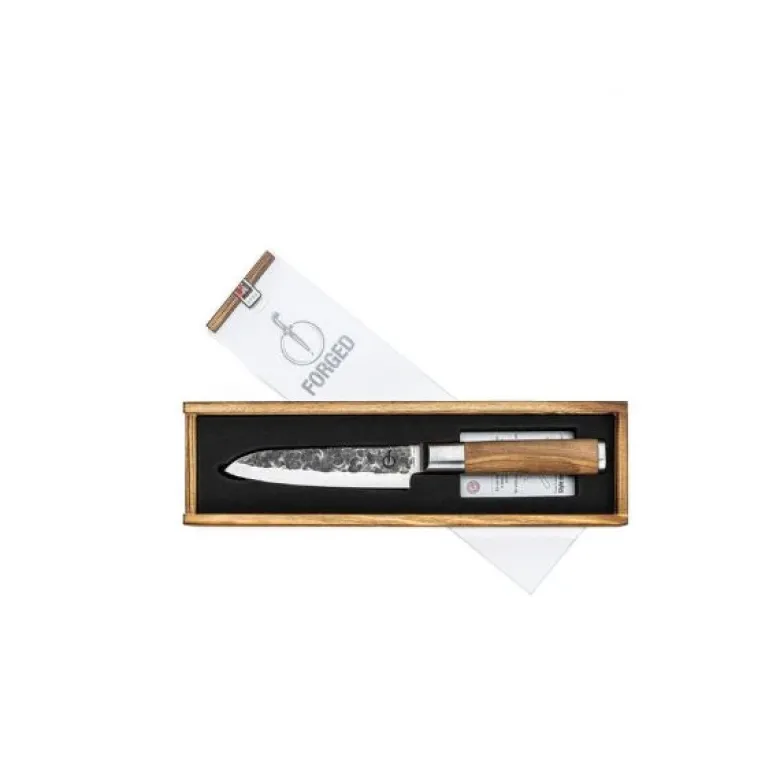 Santokukniv 14 Smedet Oliven SdV 14cm