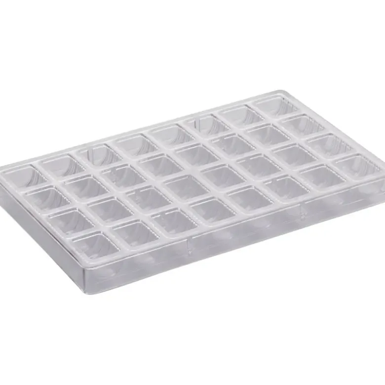 Schneider chokoladeform, rektangel, 32 huller, 3,5 x 2,5 cm