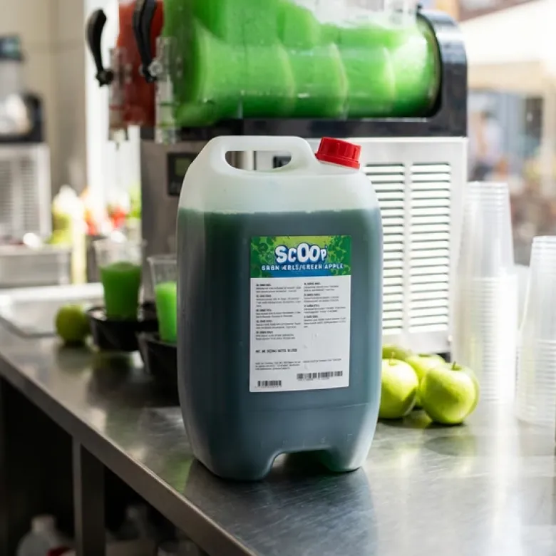 Scoop Slushice Koncentrat Grøn Æble 10L
