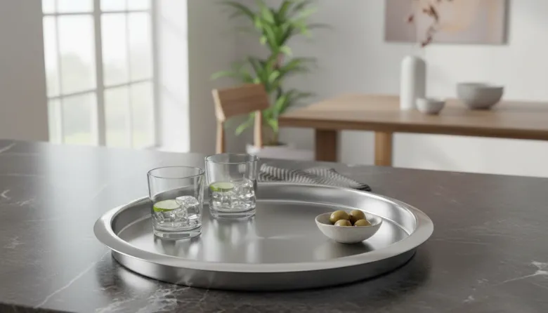 Serverigsbakke høj kant stål 35cm