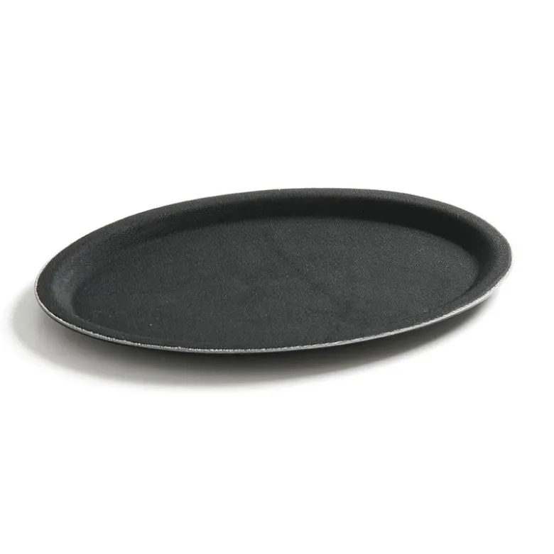 Serveringsbakke oval skridsikker 200x265 mm FRP
