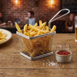 Serving Fry Basket Rektangulær 12,5 x 10 x 8,5 cm