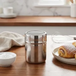 Shaker med fin si i 18/8 rustfrit stål