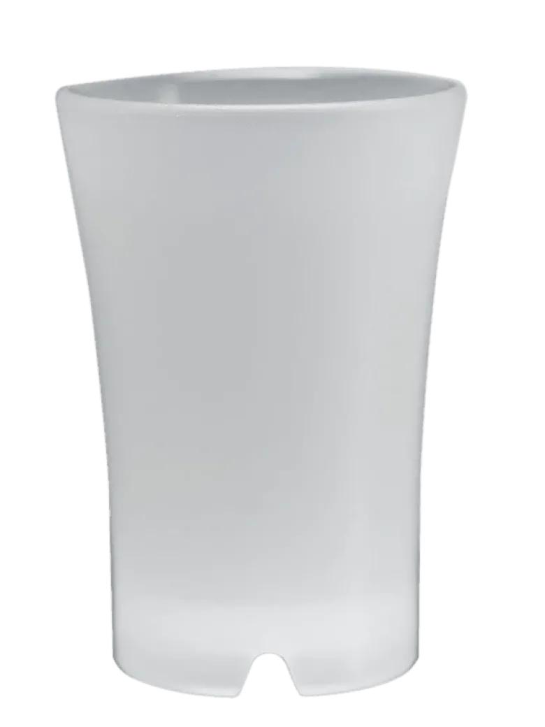 Shotglas frosted hvid 3 cl