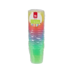 Shotglas 30ml, 20 styk, 4 farver