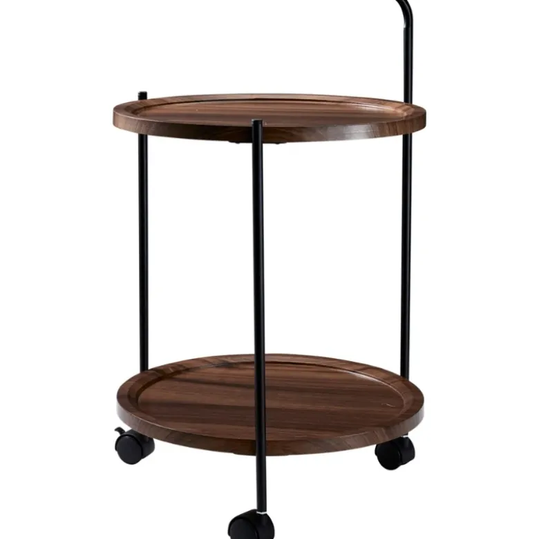 Sidebord på hjul Ø40xH67 cm