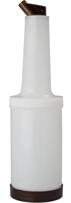 Skænkeflaske 1L - Brun