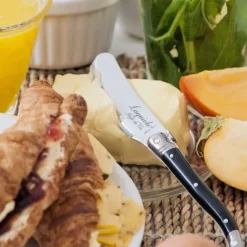 Smørkniv Laguiole Sort SÆT 4 SdV