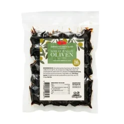 Sorte Bagte Oliven 200g